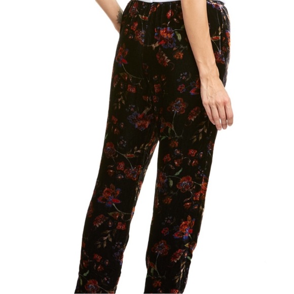 Johnny Was Moonlight silk blend velvet pants - Picture 2 of 6